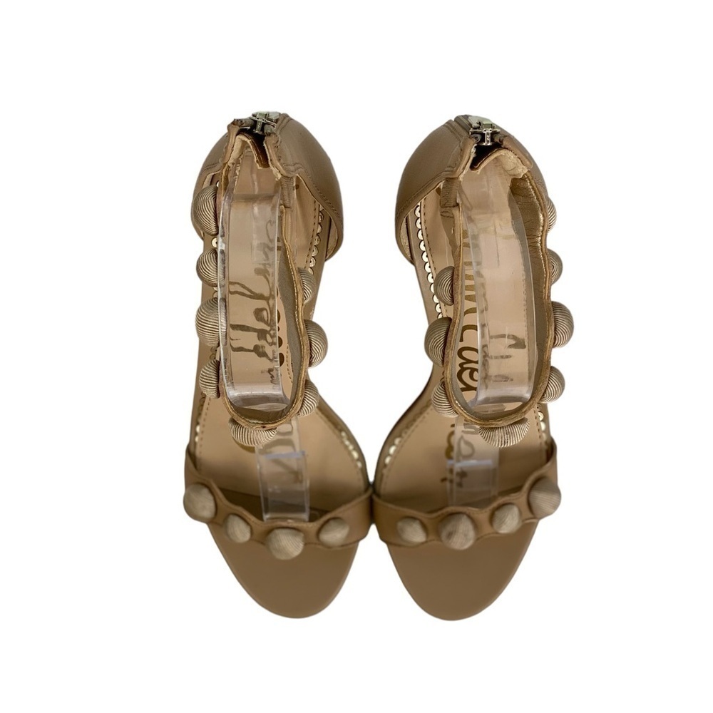 SAM EDELMAN Addison Stiletto, Classic Nude Leather size 7 - Picture 5 of 11